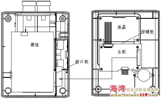 JTY-GXF-GST1D內(nèi)部連線圖